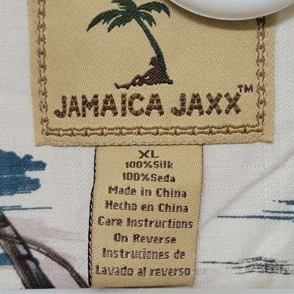 Jamaica Jaxx Silk Button-up Shirt - Picture 10 of 10